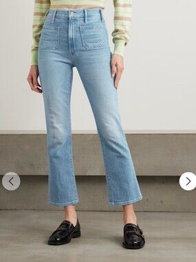 MOTHER HUSTLER PATCH POCKET ANKLE TUNE IN TUNE ONE SIZE 27